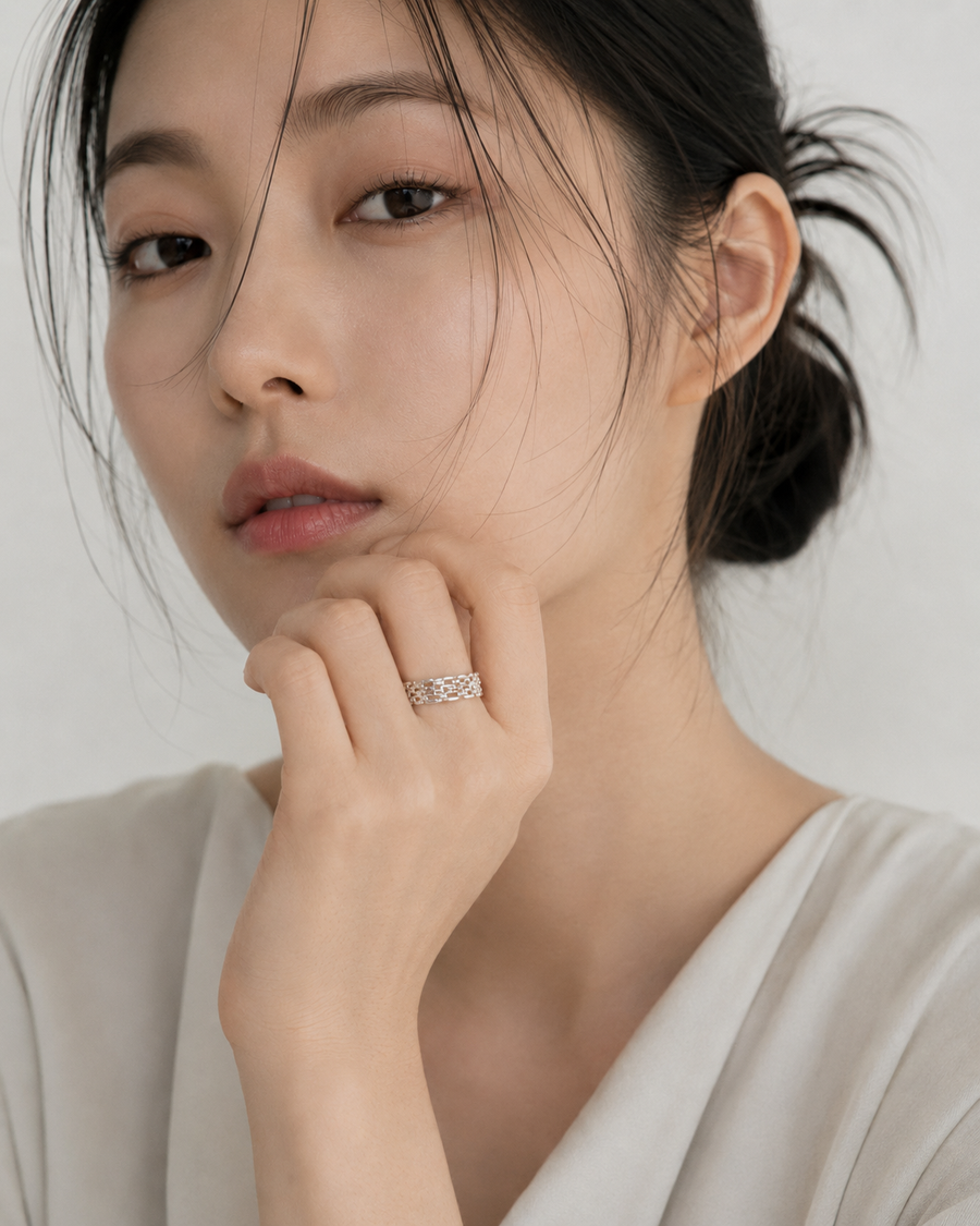 Woven Frame Ring