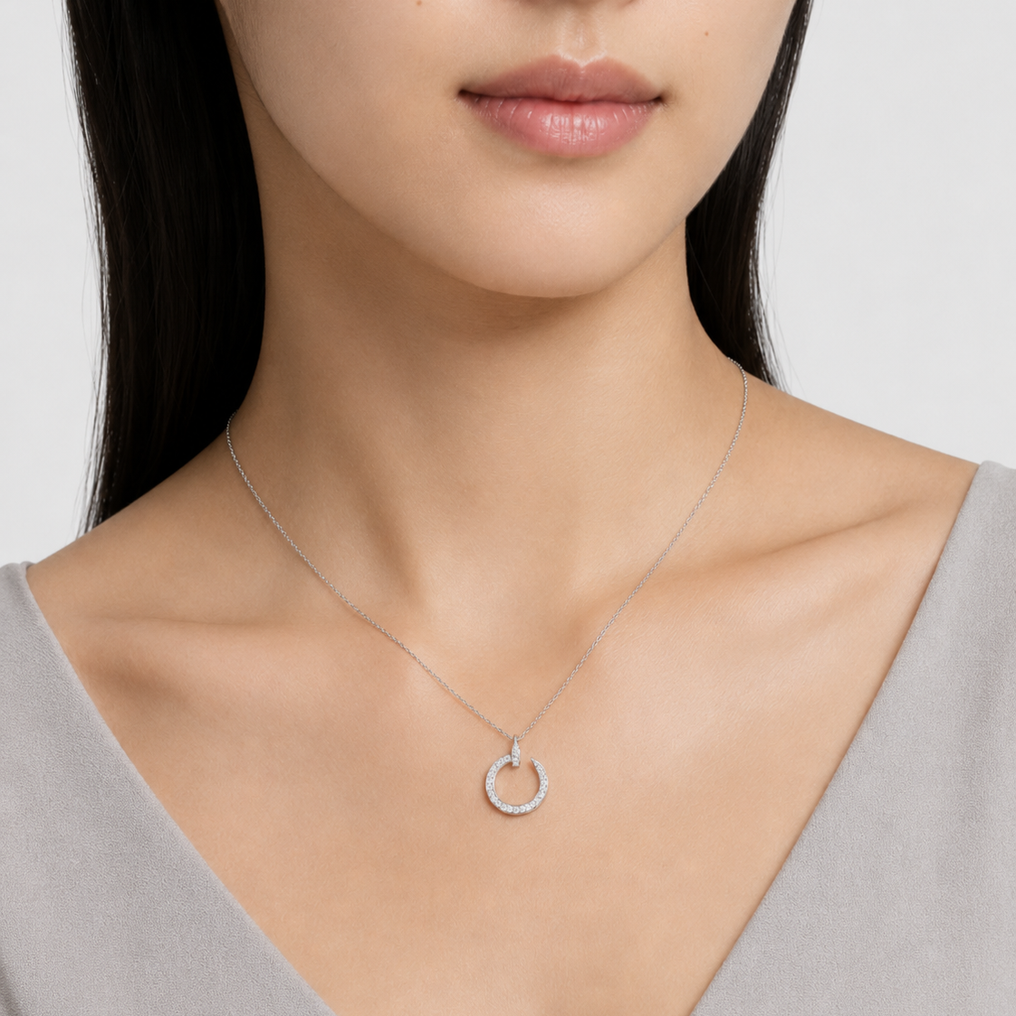 Pale Halo Necklace