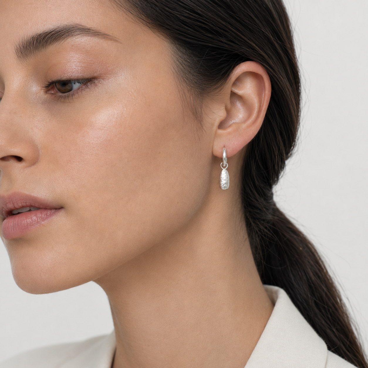 Droplet Hoop Earrings
