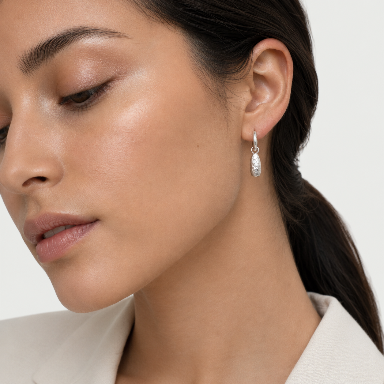 Droplet Hoop Earrings