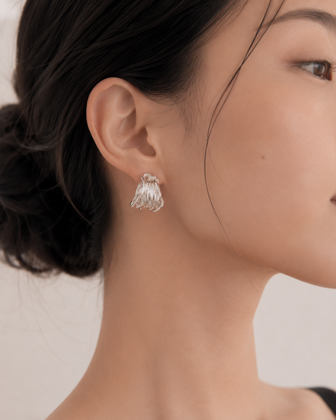 Wave Fold Ear Cuff