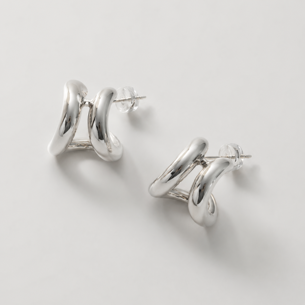 Charm Ribbon Studs