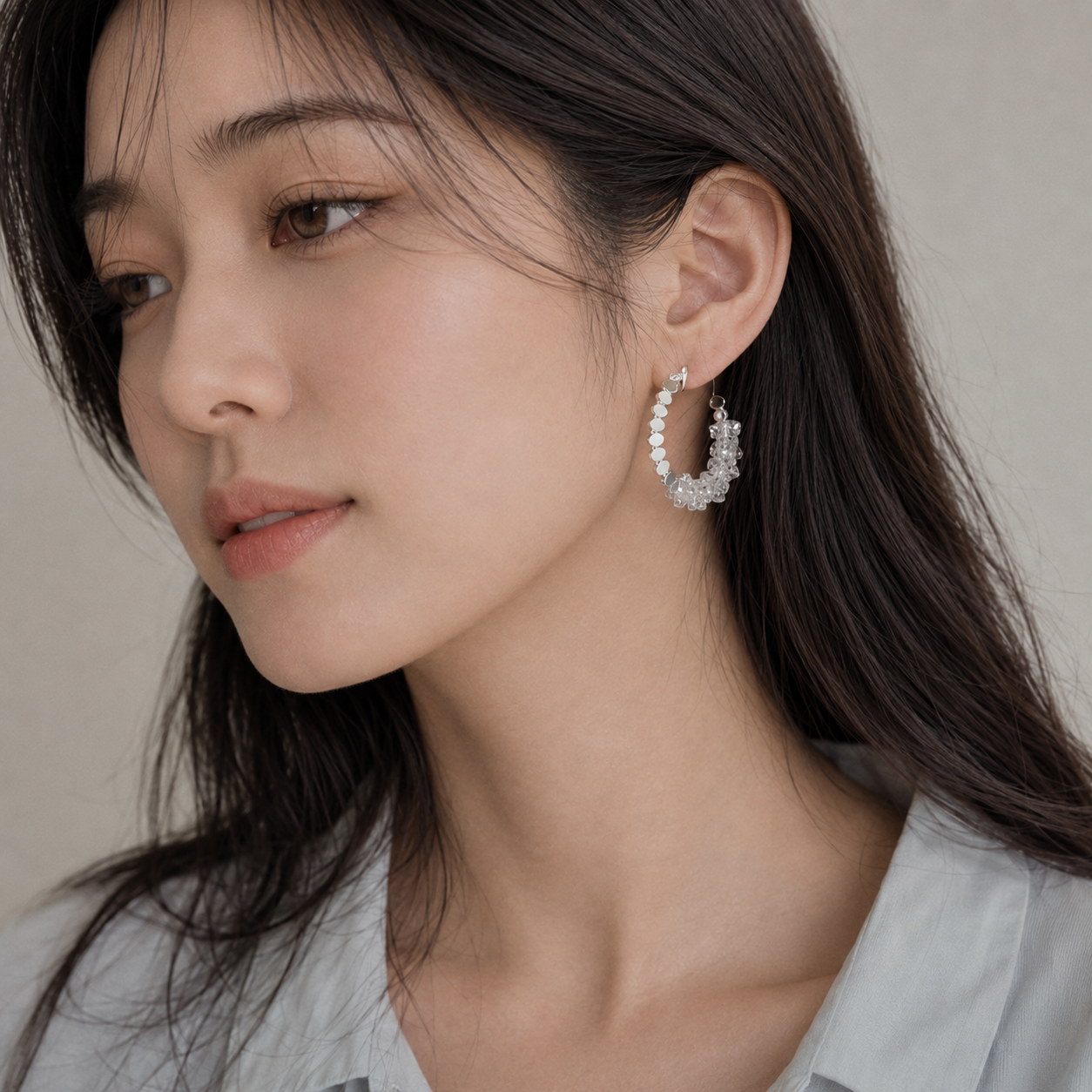 Object Crystal Hoops