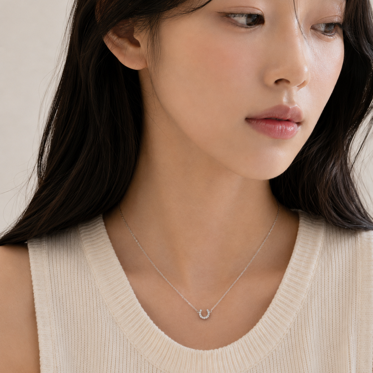 Signal Crescent Necklace