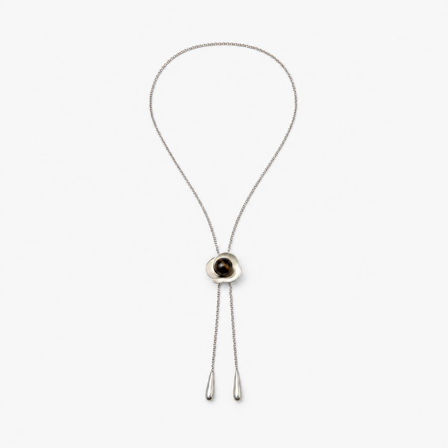 Tiger’s Eye Bloom Lariat