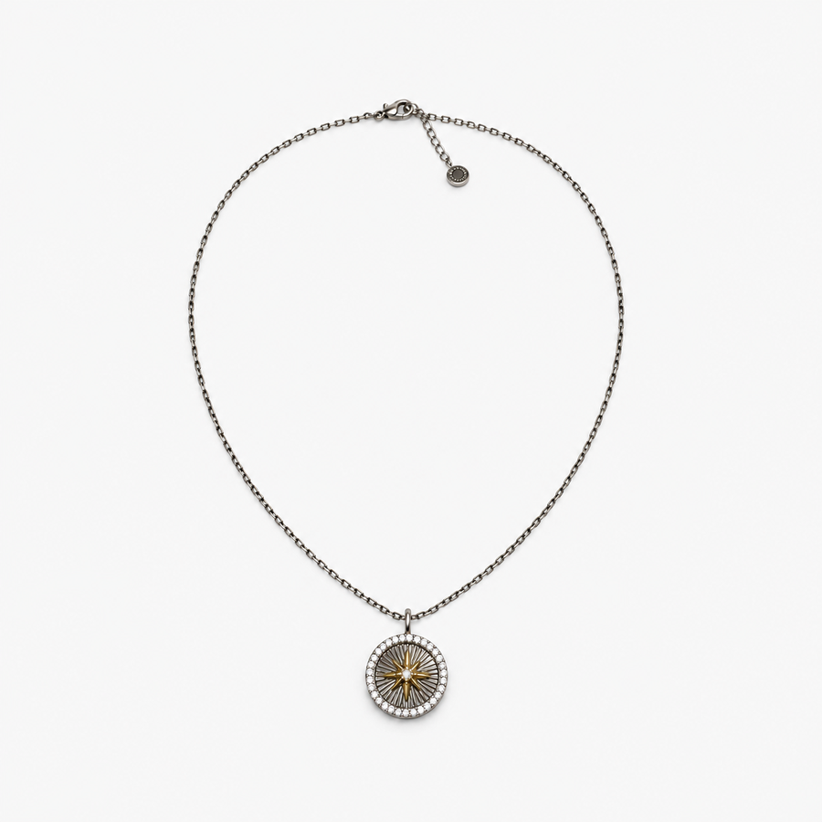 Vintage Medallion & Cross Necklace