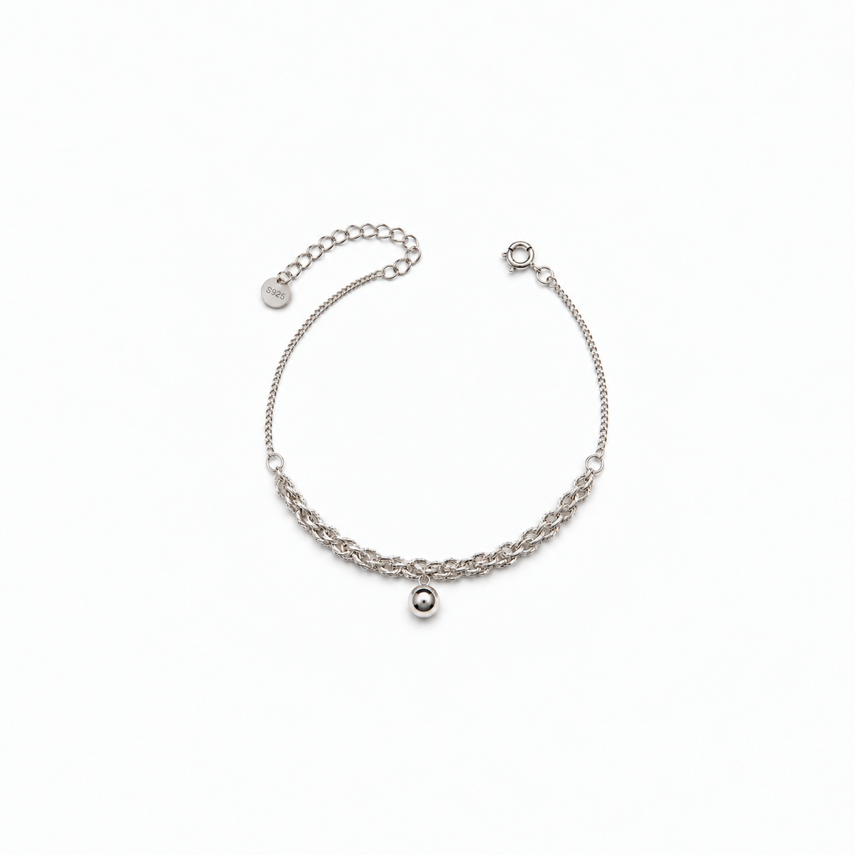Fine Whisper Bracelet — light neutral background, collection-safe framing with natural shadow