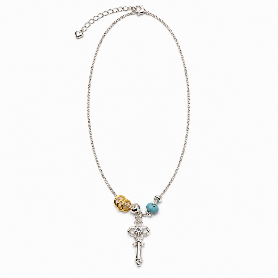 Azure Key Necklace