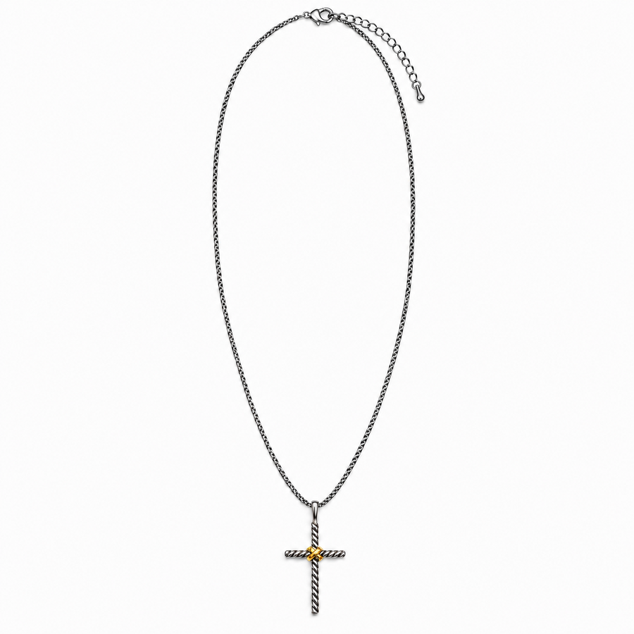Bound Cross Necklace