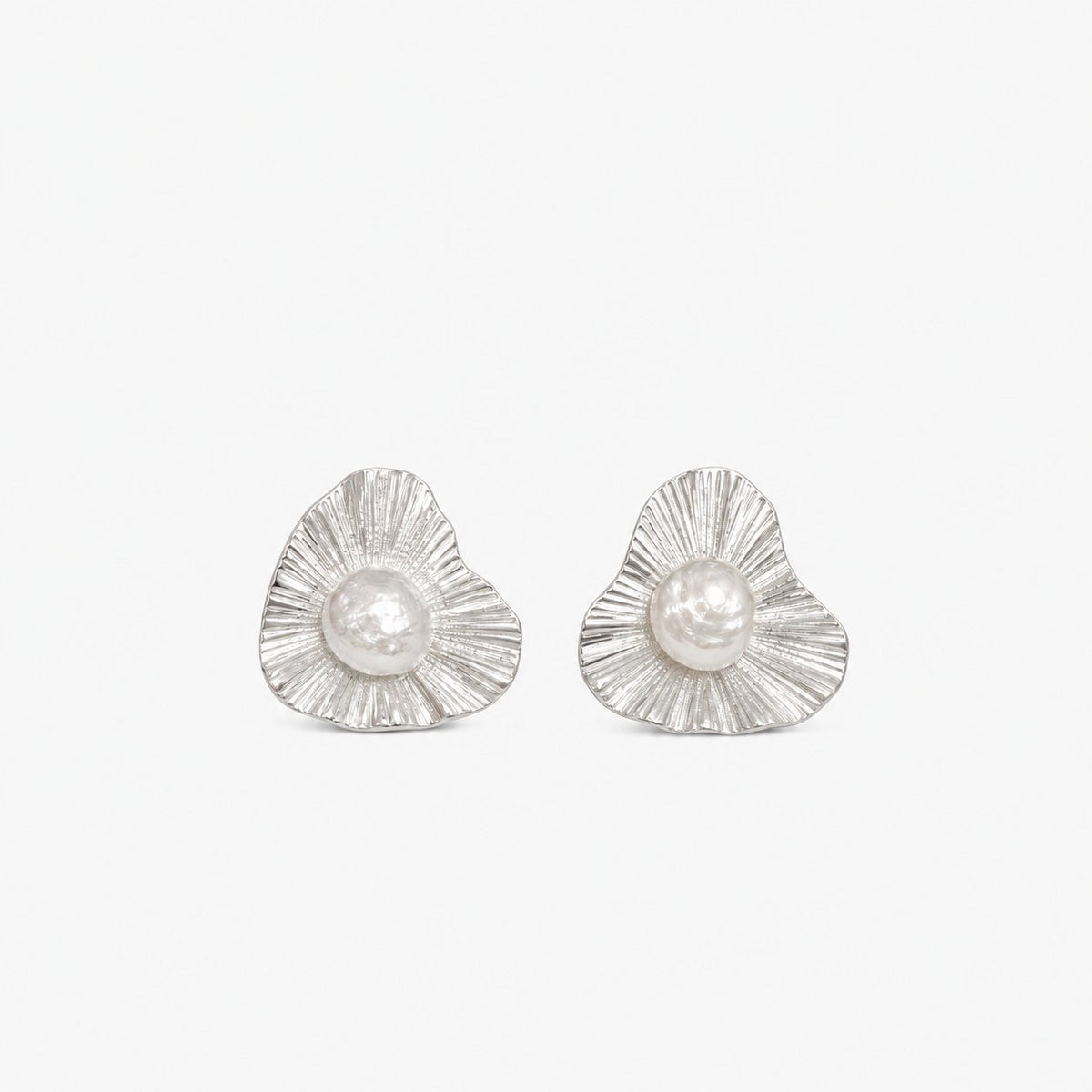 Pearl Fan Earrings featured product image