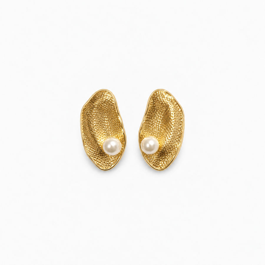 Pearl Oval Studs