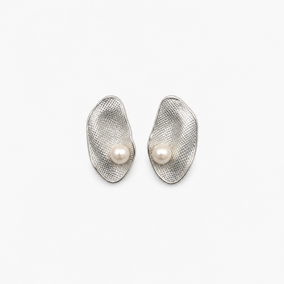 Silver Oval Studs — featured product view
