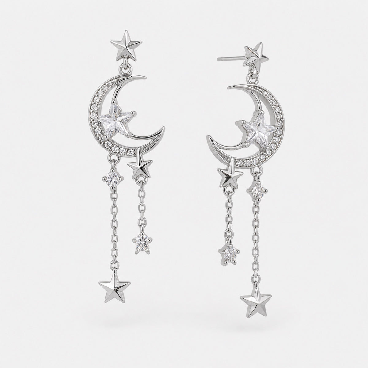 Moon Star Long Drops detail angle
