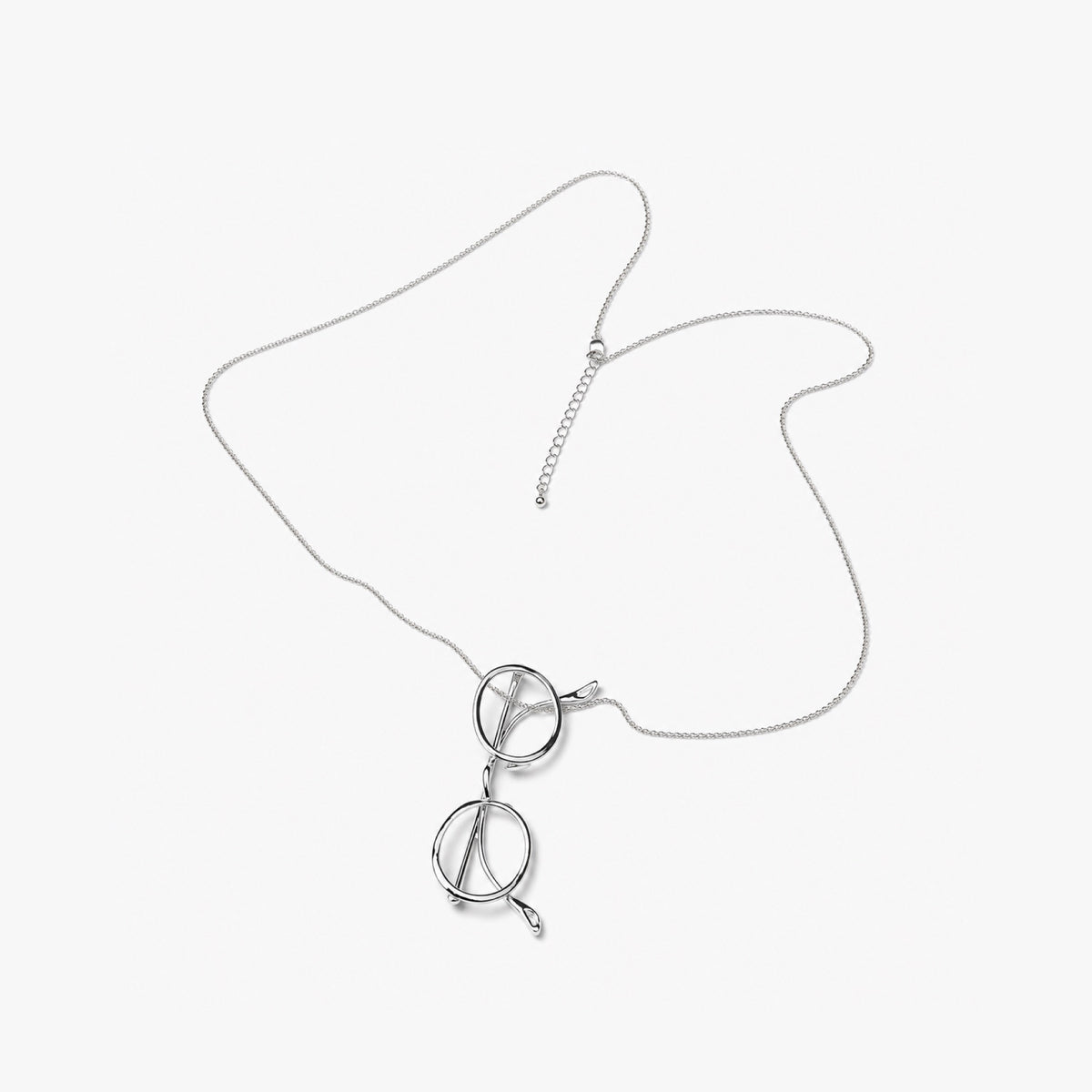 Double Loop Leaf Necklace featured product image