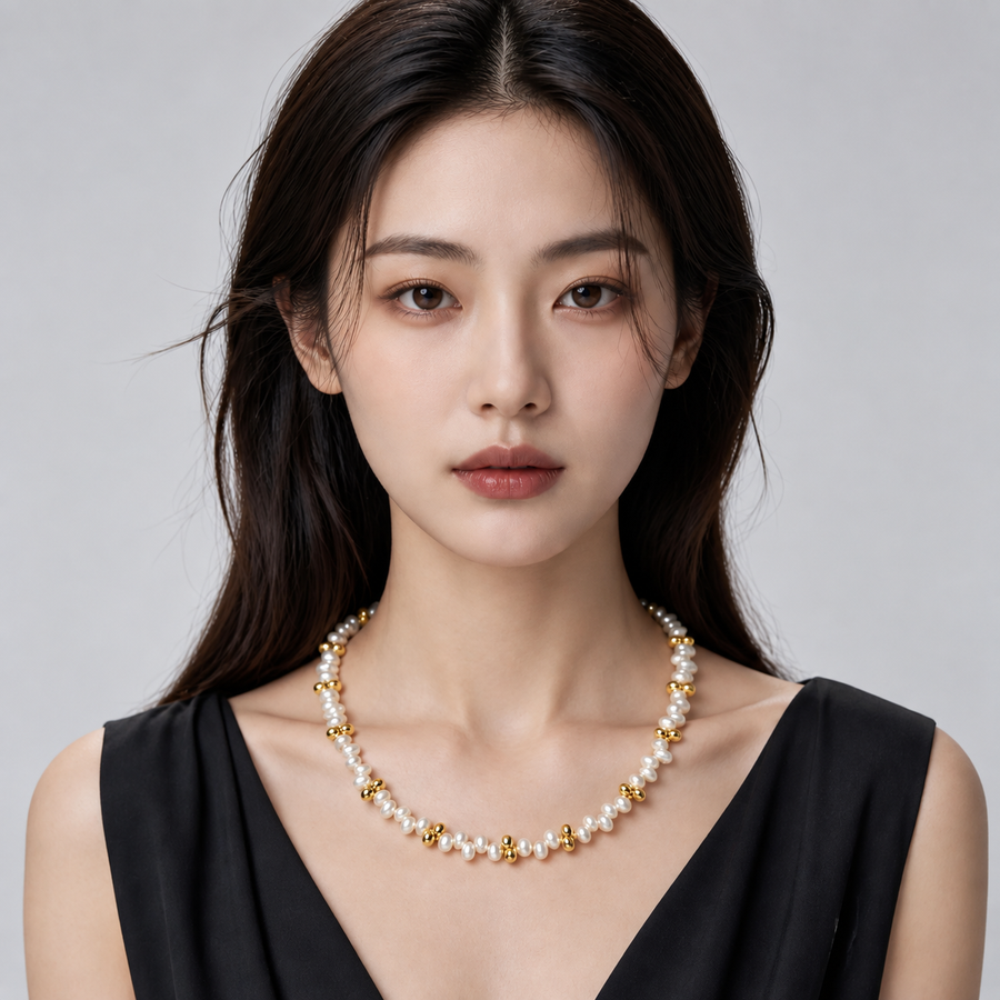 Pearl Beaded Necklace