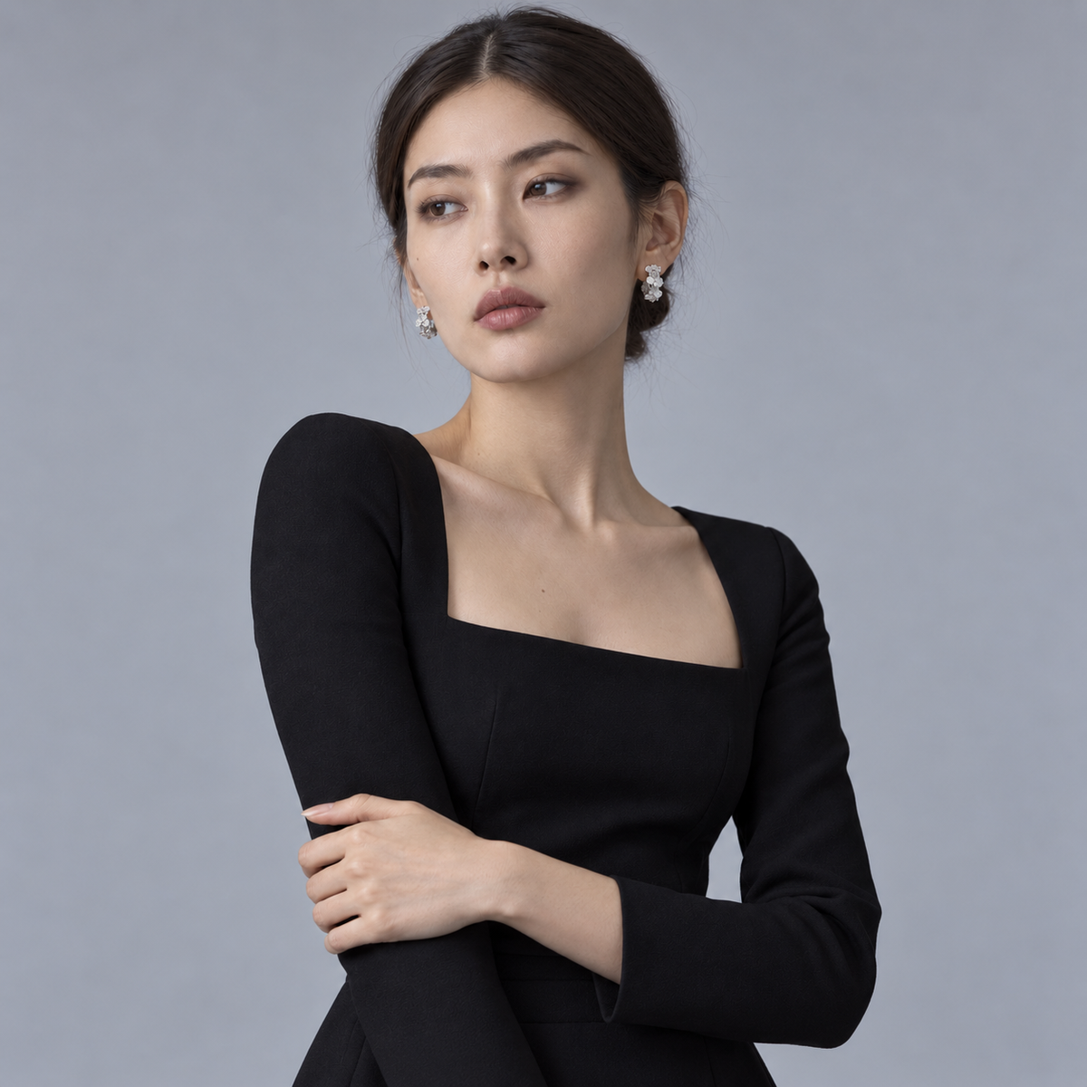 Petal Sequence Hoops — model editorial
