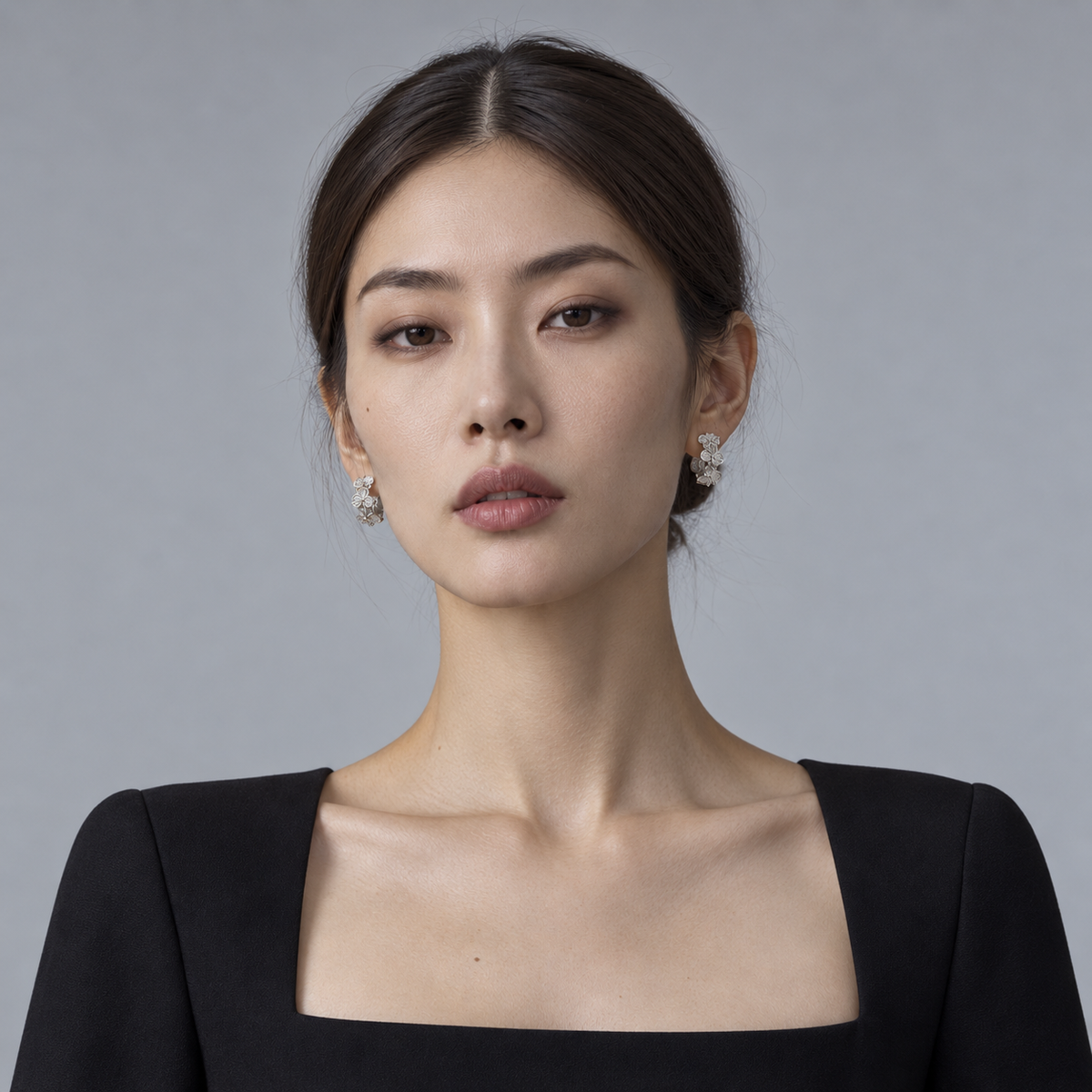 Petal Sequence Hoops — model front