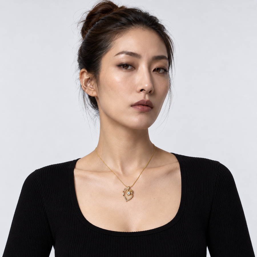 Veinlight Leaf Necklace