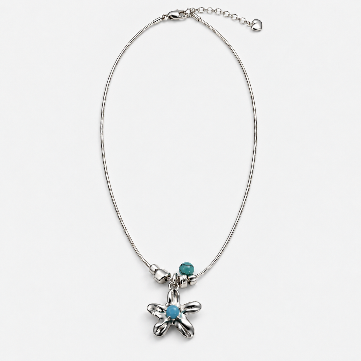 Blue Note Bloom Necklace — product angle
