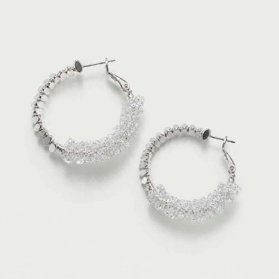 Crystal Halo Earrings