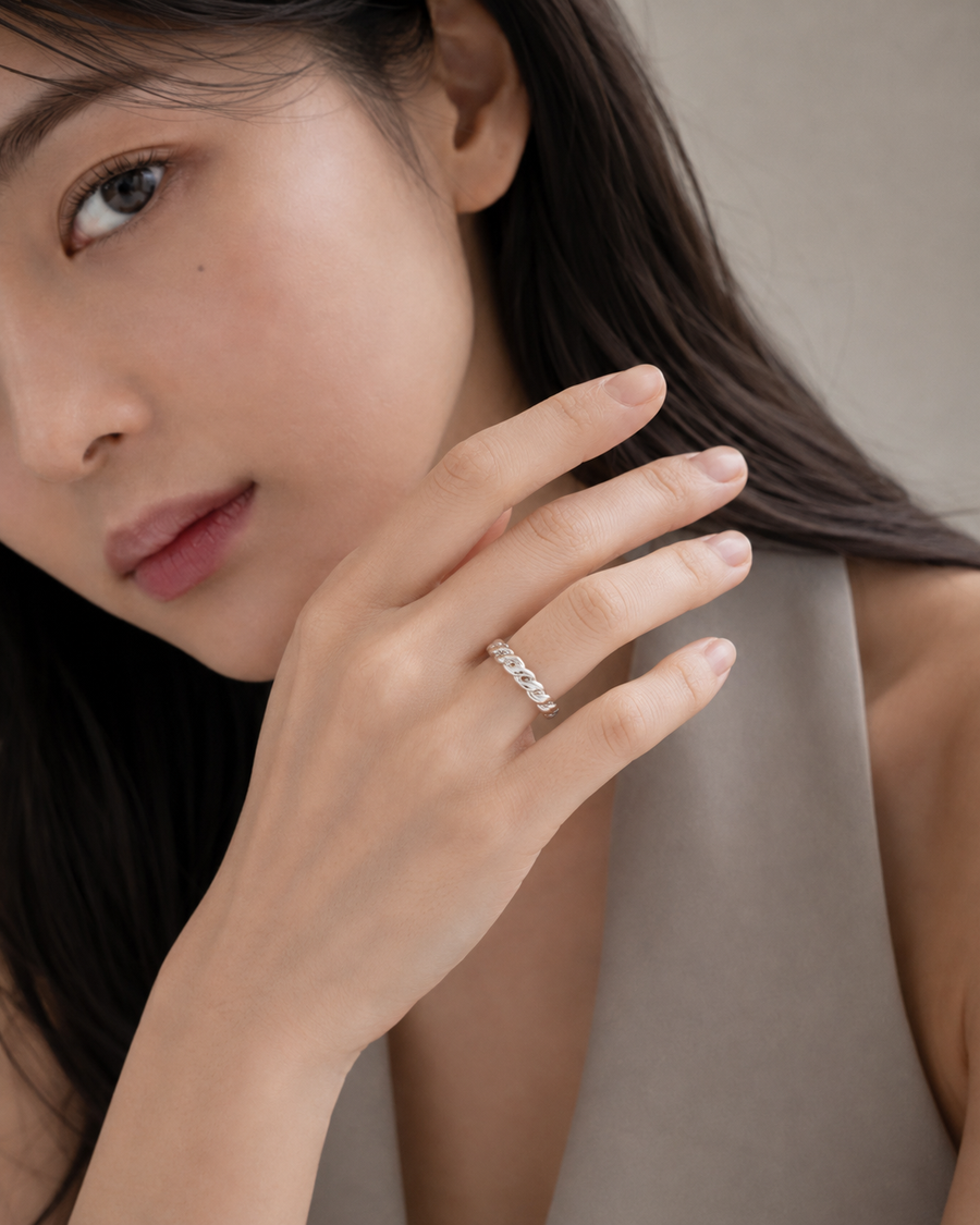 Twist Frame Ring