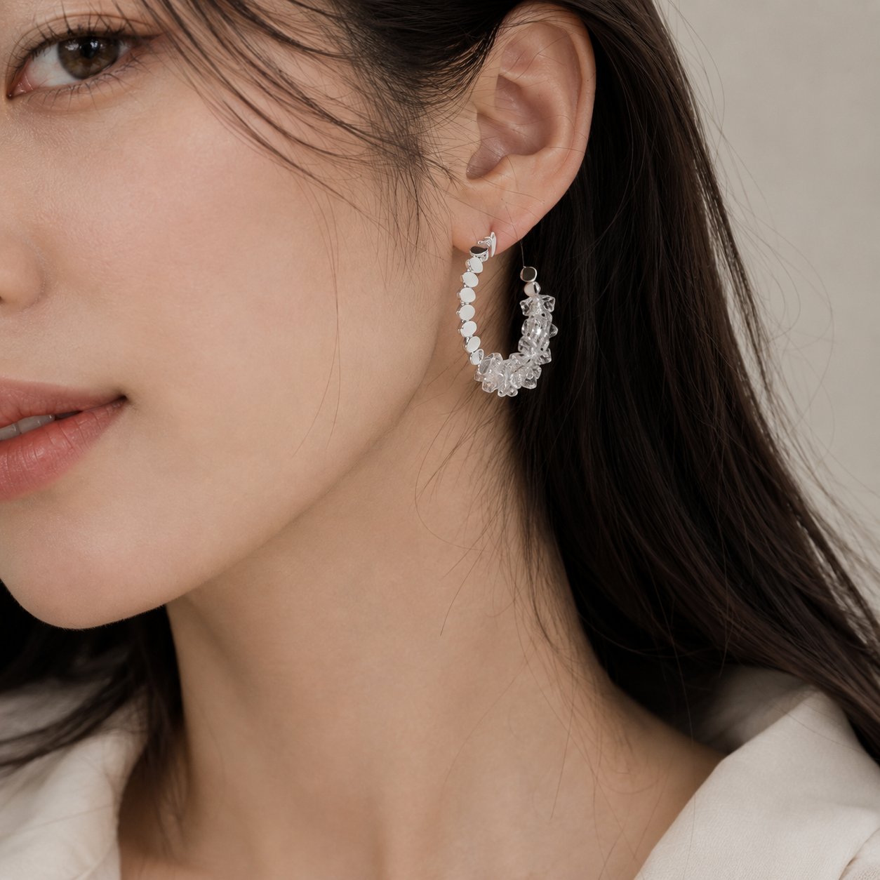 Crystal Halo Earrings
