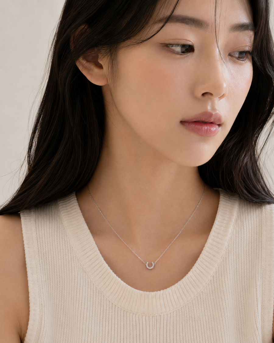 Crescent Spark Necklace