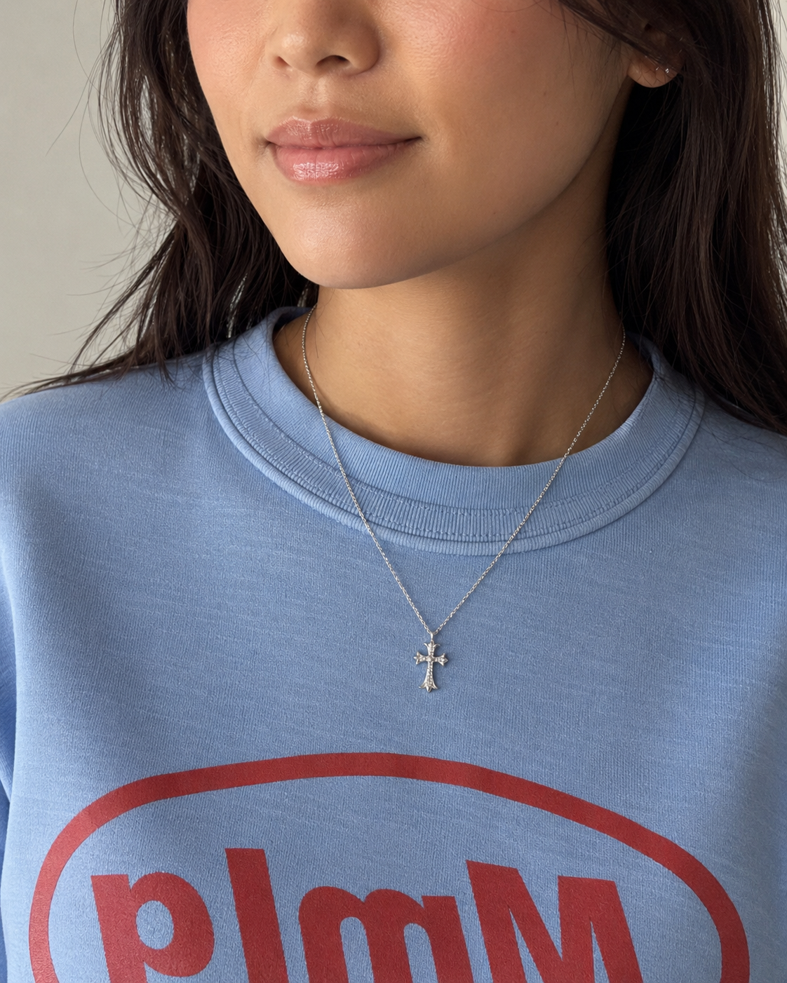 Cross Trace Necklace