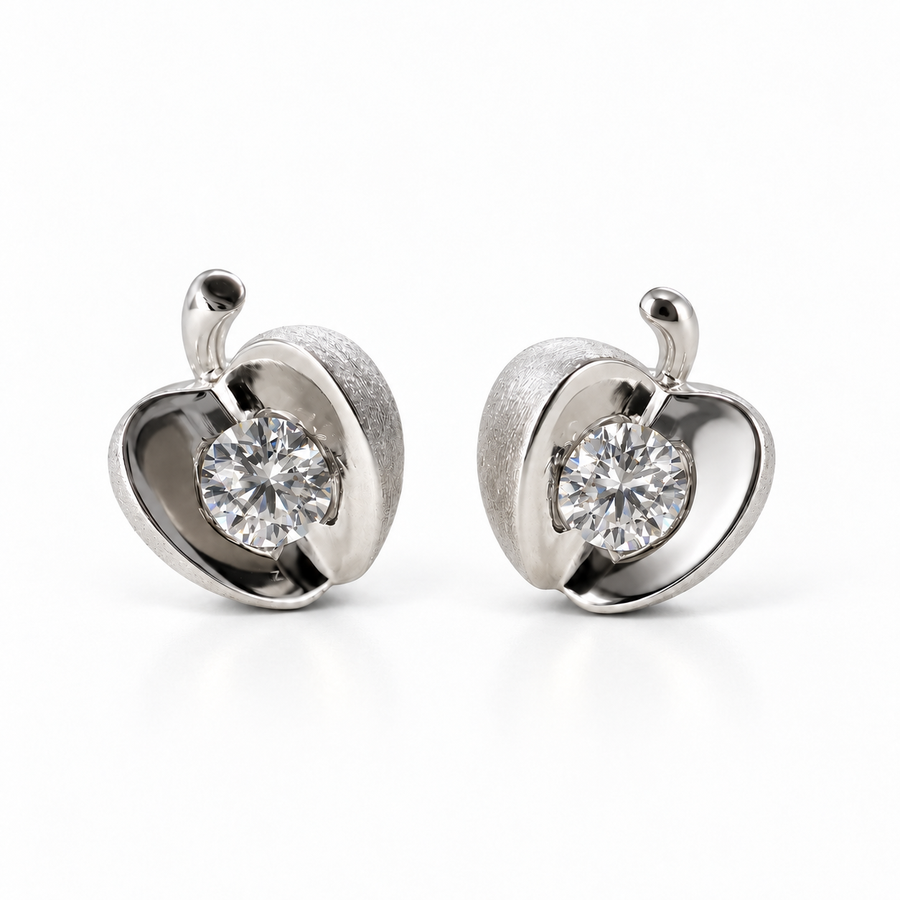 Little Apple Stud Earrings