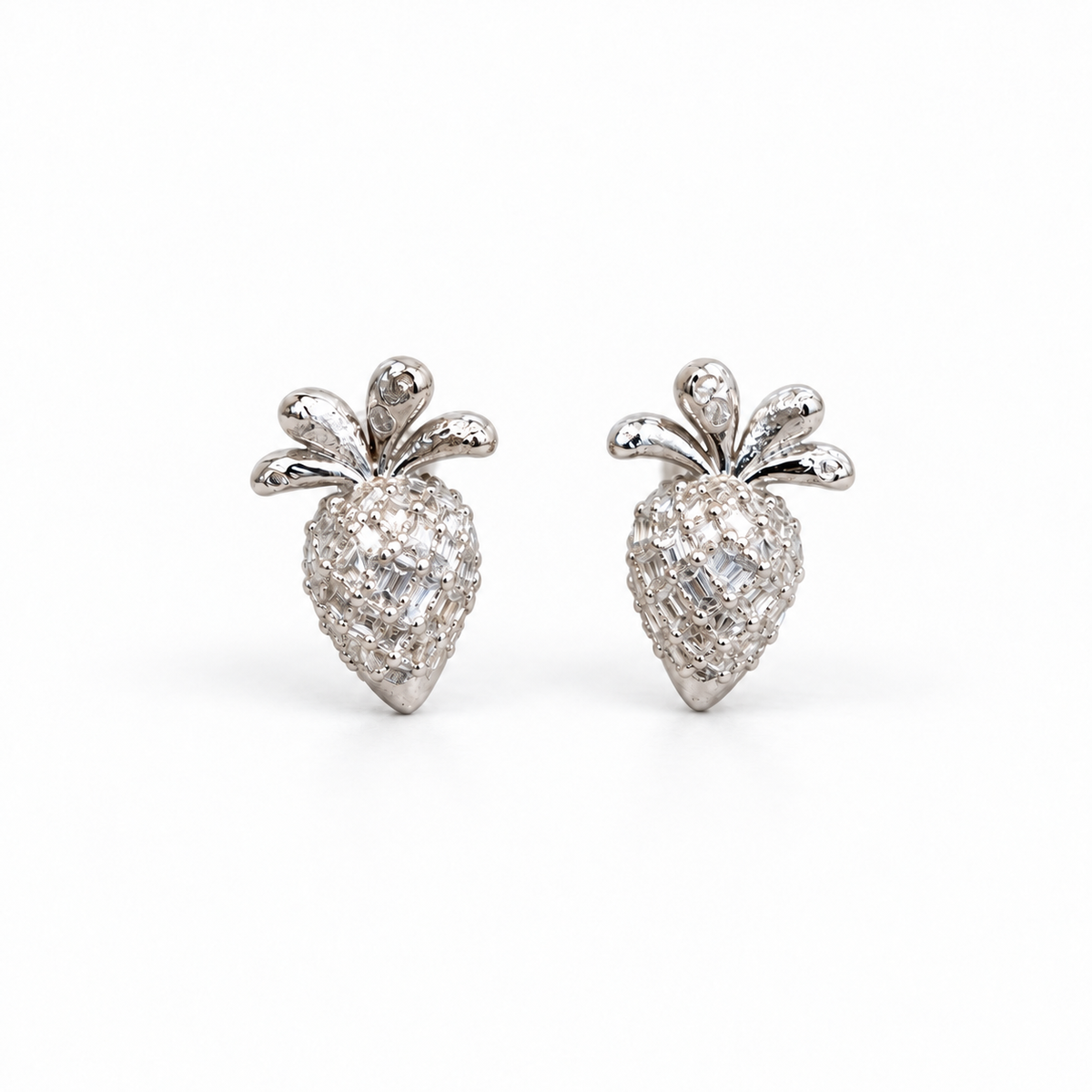 Little Radish Stud Earrings front product view