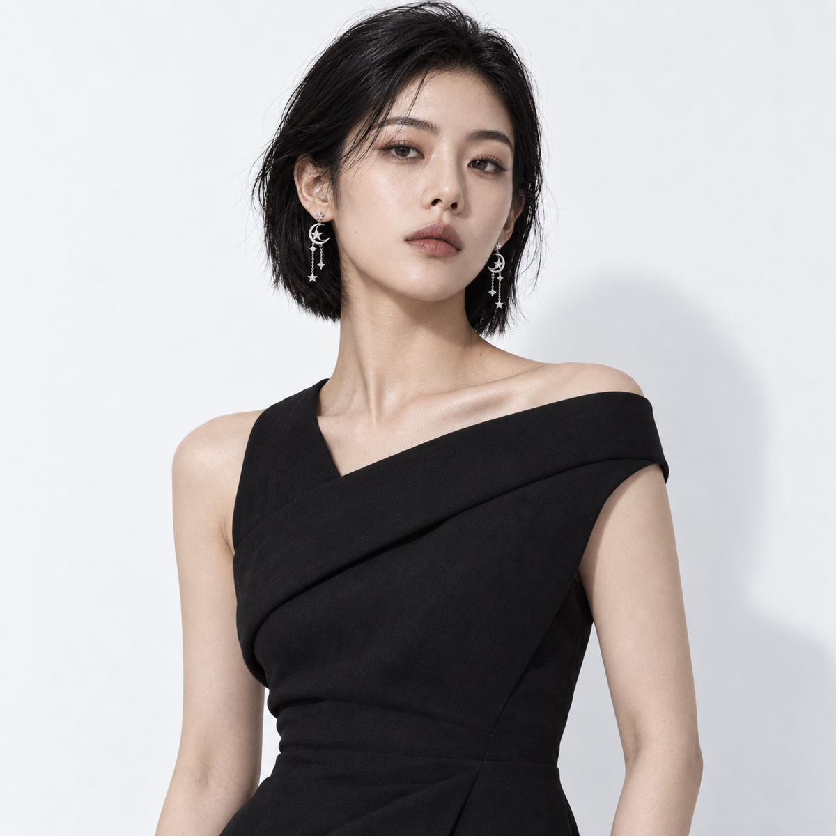 Moon Star Long Drops — model wearing view 3